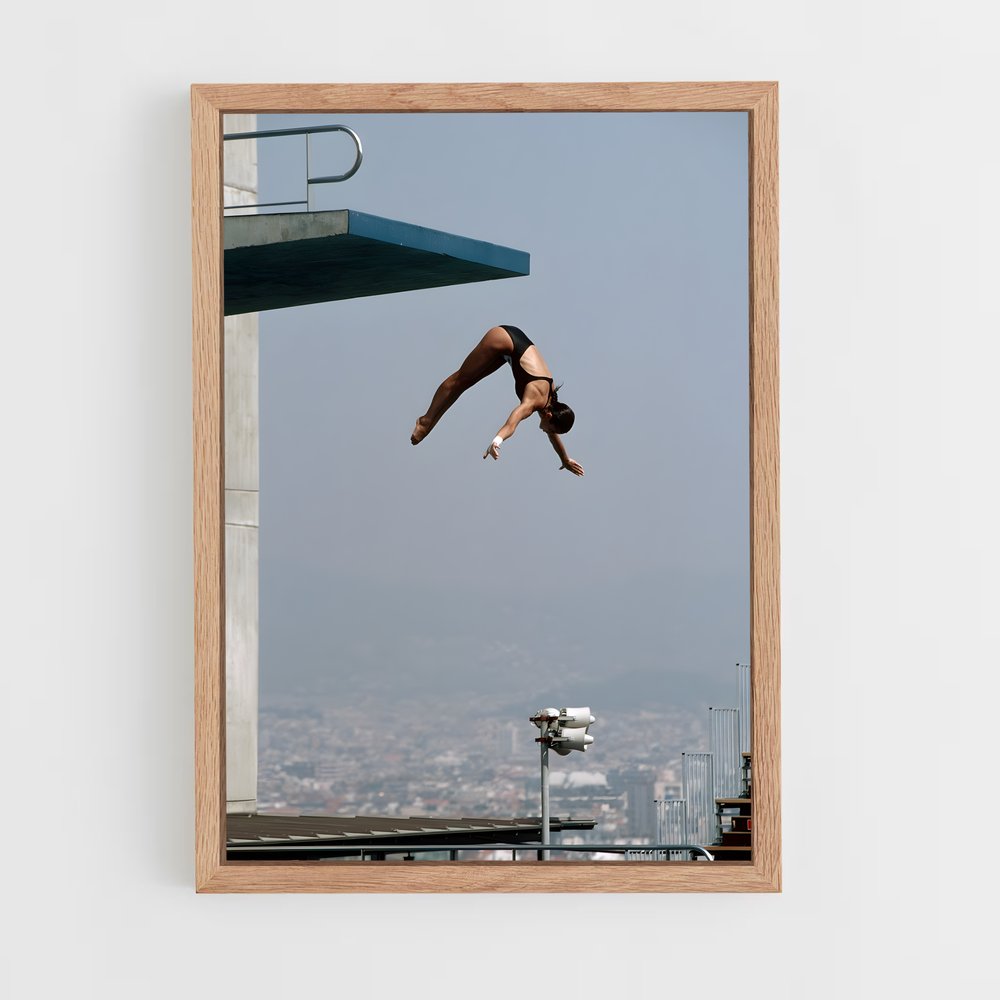 Poster Skateboard Acrobatics – affiche Plongeon au tremplin (vue 4)